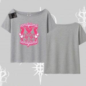 Meow Yazılı Kedi Portre Baskılı Kayık Yaka Tshirt