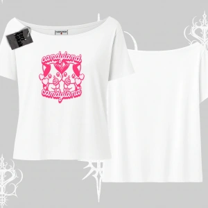 Meow Yazılı Kedi Portre Baskılı Oversize Tshirt