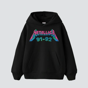 Metallica Skull Baskılı Oversize Unisex Premium Beyaz