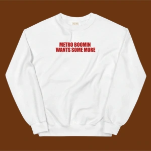 Metro Boomin Sweatshirt Beyaz