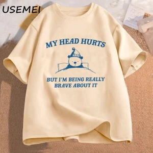 Mezarlık Perili Höyük Seviyorum T-Shirt Popüler Trend Kalp Şekli Baskı T Shirt Erkekler için  2931