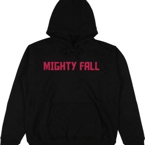 Mighty Fall Siyah Oversize Unisex Kapüşonlu Sweatshirt Hoodie