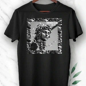 Mitoloji Medusa Baskılı Tişört