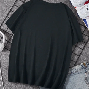 Moda Dalga Desenli Erkek Kısa Kollu Tişört, Yaz