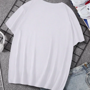 Moda Dalga Desenli Erkek Kısa Kollu Tişört, Yaz