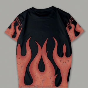 Moda Dalga Desenli Erkek Kısa Kollu Tişört, Yaz
