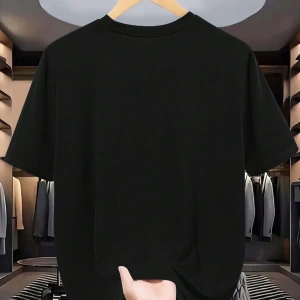 Moda Dalga Desenli Erkek Kısa Kollu Tişört, Yaz