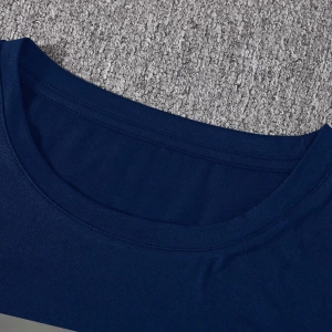 Moda Dalga Desenli Erkek Kısa Kollu Tişört, Yaz