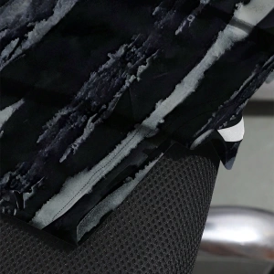 Moda Dalga Desenli Erkek Kısa Kollu Tişört, Yaz