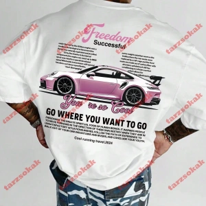 Model 3177 Erkek Yazlık Yuvarlak Yaka Kısa Kollu Günlük Tişört, Yaz