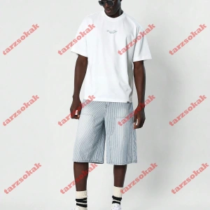 Model 3180 Erkek Yazlık Yuvarlak Yaka Kısa Kollu Günlük Tişört, Yaz