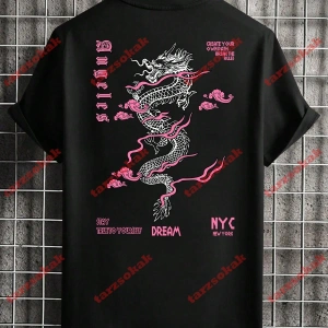 Model 3183 Erkek Yazlık Yuvarlak Yaka Kısa Kollu Günlük Tişört, Yaz