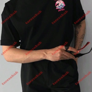 Model 3186 Erkek Yazlık Yuvarlak Yaka Kısa Kollu Günlük Tişört, Yaz