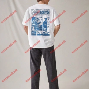 Model 3189 Erkek Yazlık Yuvarlak Yaka Kısa Kollu Günlük Tişört, Yaz