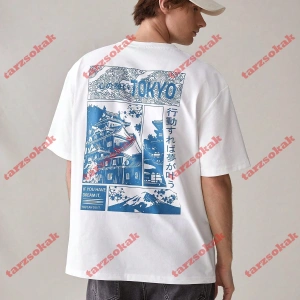 Model 3189 Erkek Yazlık Yuvarlak Yaka Kısa Kollu Günlük Tişört, Yaz