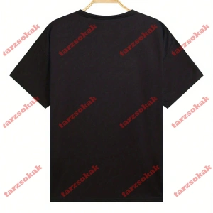 Model 3191 Erkek Yazlık Yuvarlak Yaka Kısa Kollu Günlük Tişört, Yaz