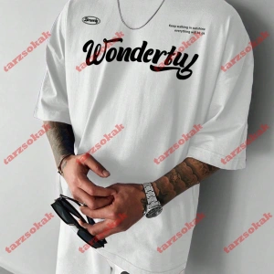 Model 3200 Erkek Yazlık Yuvarlak Yaka Kısa Kollu Günlük Tişört, Yaz