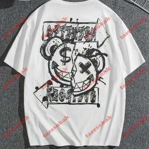 Model 3207 Erkek Yazlık Yuvarlak Yaka Kısa Kollu Günlük Tişört, Yaz