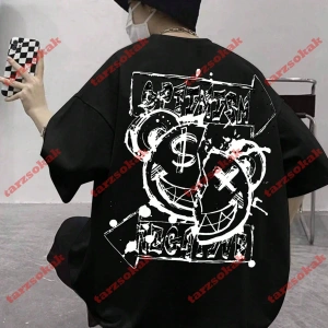 Model 3207 Erkek Yazlık Yuvarlak Yaka Kısa Kollu Günlük Tişört, Yaz