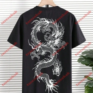 Model 3208 Erkek Yazlık Yuvarlak Yaka Kısa Kollu Günlük Tişört, Yaz