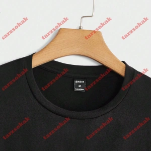 Model 3213 Erkek Yazlık Yuvarlak Yaka Kısa Kollu Günlük Tişört, Yaz