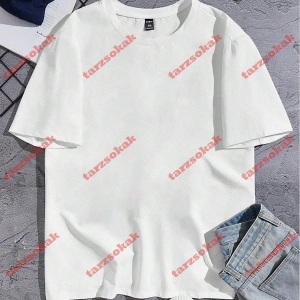 Model 3216 Erkek Yazlık Yuvarlak Yaka Kısa Kollu Günlük Tişört, Yaz