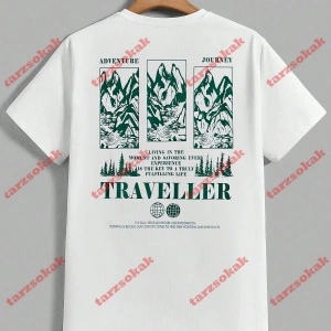 Model 3226 Erkek Yazlık Yuvarlak Yaka Kısa Kollu Günlük Tişört, Yaz