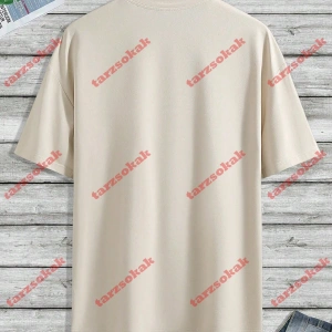 Model 3227 Erkek Yazlık Yuvarlak Yaka Kısa Kollu Günlük Tişört, Yaz