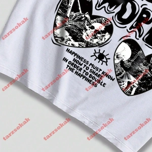 Model 3237 Erkek Yazlık Yuvarlak Yaka Kısa Kollu Günlük Tişört, Yaz