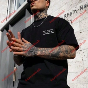 Model 3242 Erkek Yazlık Yuvarlak Yaka Kısa Kollu Günlük Tişört, Yaz