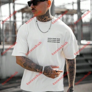 Model 3242 Erkek Yazlık Yuvarlak Yaka Kısa Kollu Günlük Tişört, Yaz