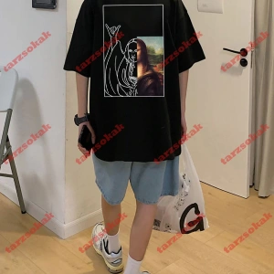 Model 3247 Erkek Yazlık Yuvarlak Yaka Kısa Kollu Günlük Tişört, Yaz