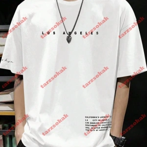 Model 3250 Erkek Yazlık Yuvarlak Yaka Kısa Kollu Günlük Tişört, Yaz