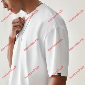 Model 3251 Erkek Yazlık Yuvarlak Yaka Kısa Kollu Günlük Tişört, Yaz