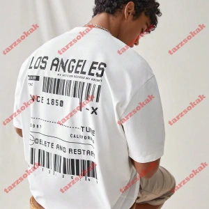 Model 3251 Erkek Yazlık Yuvarlak Yaka Kısa Kollu Günlük Tişört, Yaz