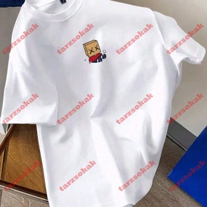 Model 3253 Erkek Yazlık Yuvarlak Yaka Kısa Kollu Günlük Tişört, Yaz