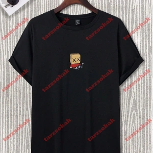 Model 3253 Erkek Yazlık Yuvarlak Yaka Kısa Kollu Günlük Tişört, Yaz