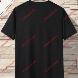 Model 3258 Erkek Yazlık Yuvarlak Yaka Kısa Kollu Günlük Tişört, Yaz