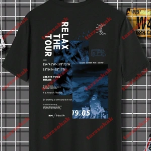 Model 3259 Erkek Yazlık Yuvarlak Yaka Kısa Kollu Günlük Tişört, Yaz