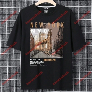 Model 3268 Erkek Yazlık Yuvarlak Yaka Kısa Kollu Günlük Tişört, Yaz