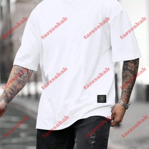 Model 3273 Erkek Yazlık Yuvarlak Yaka Kısa Kollu Günlük Tişört, Yaz