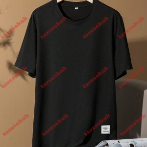 Model 3273 Erkek Yazlık Yuvarlak Yaka Kısa Kollu Günlük Tişört, Yaz