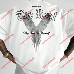 Model 3276 Erkek Yazlık Yuvarlak Yaka Kısa Kollu Günlük Tişört, Yaz