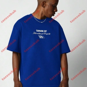 Model 3279 Erkek Yazlık Yuvarlak Yaka Kısa Kollu Günlük Tişört, Yaz