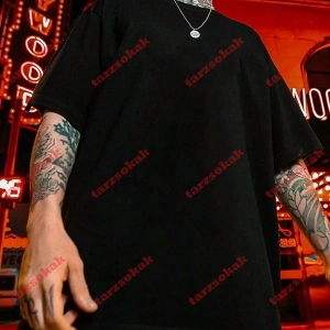 Model 3280 Erkek Yazlık Yuvarlak Yaka Kısa Kollu Günlük Tişört, Yaz