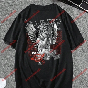 Model 3281 Erkek Yazlık Yuvarlak Yaka Kısa Kollu Günlük Tişört, Yaz