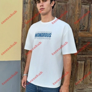 Model 3285 Erkek Yazlık Yuvarlak Yaka Kısa Kollu Günlük Tişört, Yaz