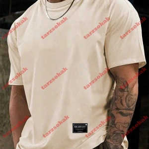 Model 3286 Erkek Yazlık Yuvarlak Yaka Kısa Kollu Günlük Tişört, Yaz