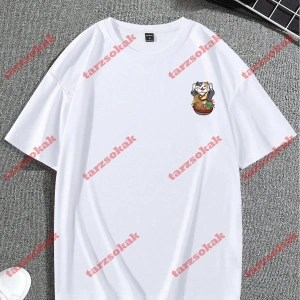 Model 3287 Erkek Yazlık Yuvarlak Yaka Kısa Kollu Günlük Tişört, Yaz