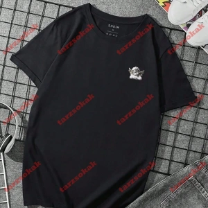 Model 3289 Erkek Yazlık Yuvarlak Yaka Kısa Kollu Günlük Tişört, Yaz